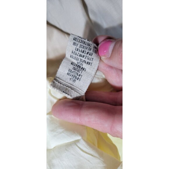 Moon River S Boho Halter Crochet Lace Linen Halter Neck  Backless Dress Beige - Picture 10 of 10